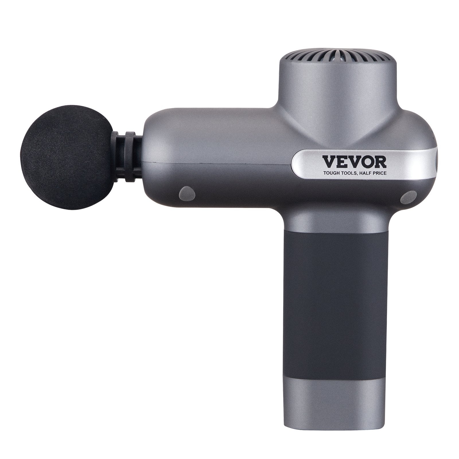 Massage gun with Vevor branding on a white background